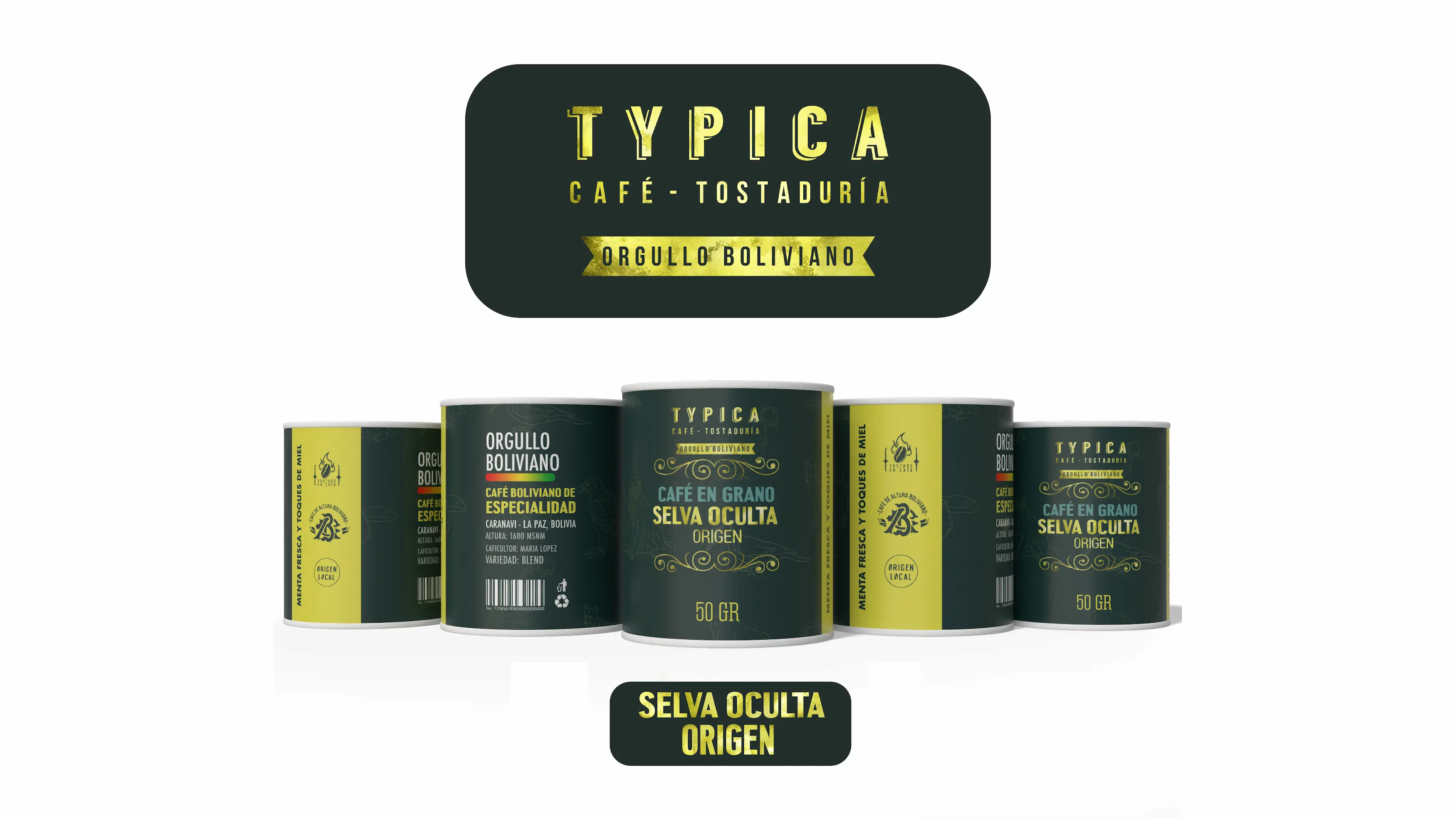 Typica Coffee Packaging